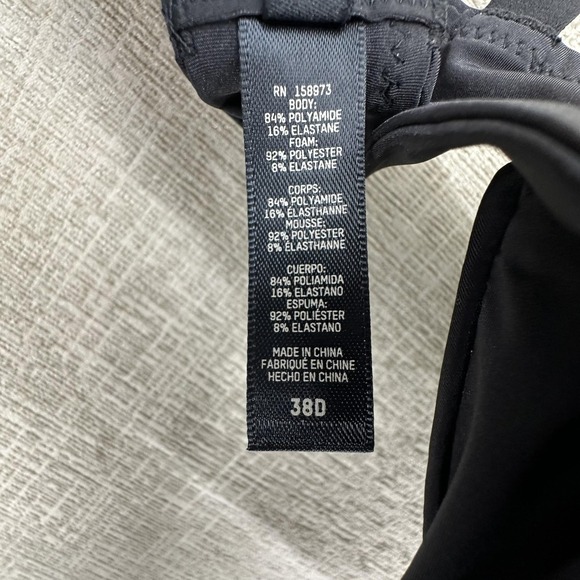 Skims Bra Womens 38D Black‎ T Shirt Lightly Lined Molded Foam Pads Comfort - Picture 9 of 9